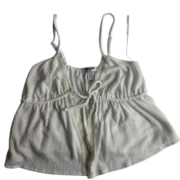 RSQ Tops - RSQ Womens white top , sleeveless size small made in Mexico